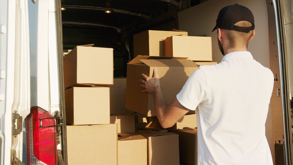 Packing area before dispatch